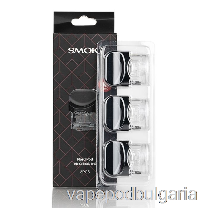 Vape Bulgaria Smok Nord резервни под касети Nord 3-pack Pods [без бобини вкл.]